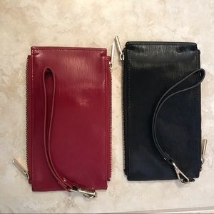 Leather wristlet